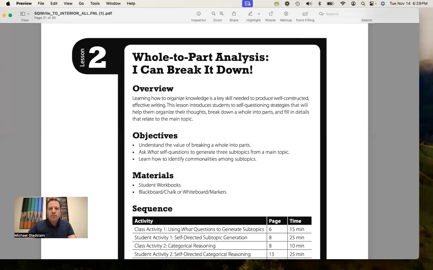 SQ Write Lesson 2 Whole-to-Part