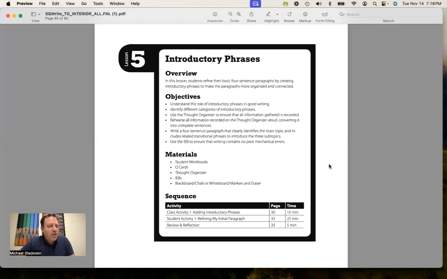 SQ Write Lesson 5 Introductory Phrases